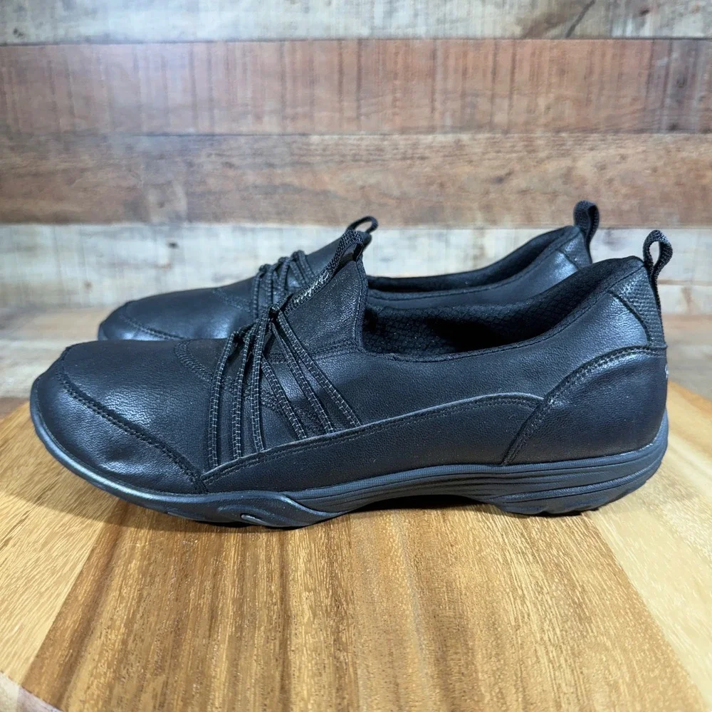 Skechers Loafers Womens 9.5 Black Empress Slip On Shoes 23113 Memory Foam